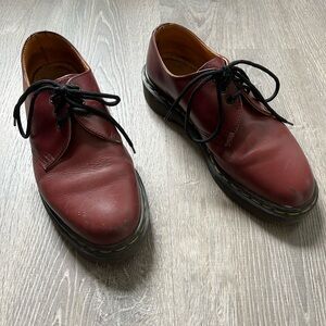 Dr. Martens Oxblood Oxford Vintage Made In England Shoes